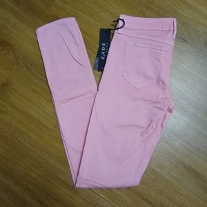 NWT [Fade to Blue] Super Skinny Pink Jeans